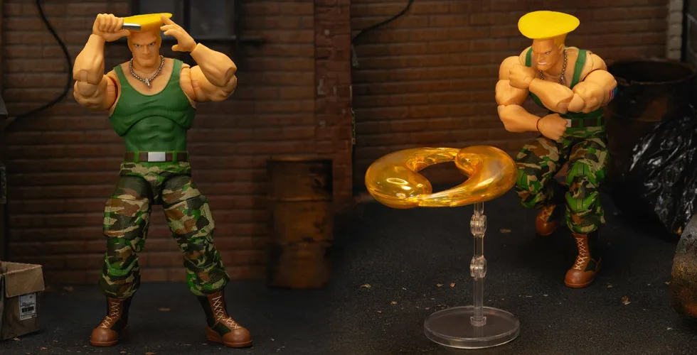 A Closer Look at the Jada Toys Ultra Street Fighter II Guile Figure 2 Jada Toys awesome Street Fighter line continues today with the drop of Ultra Street Fighter II Guile