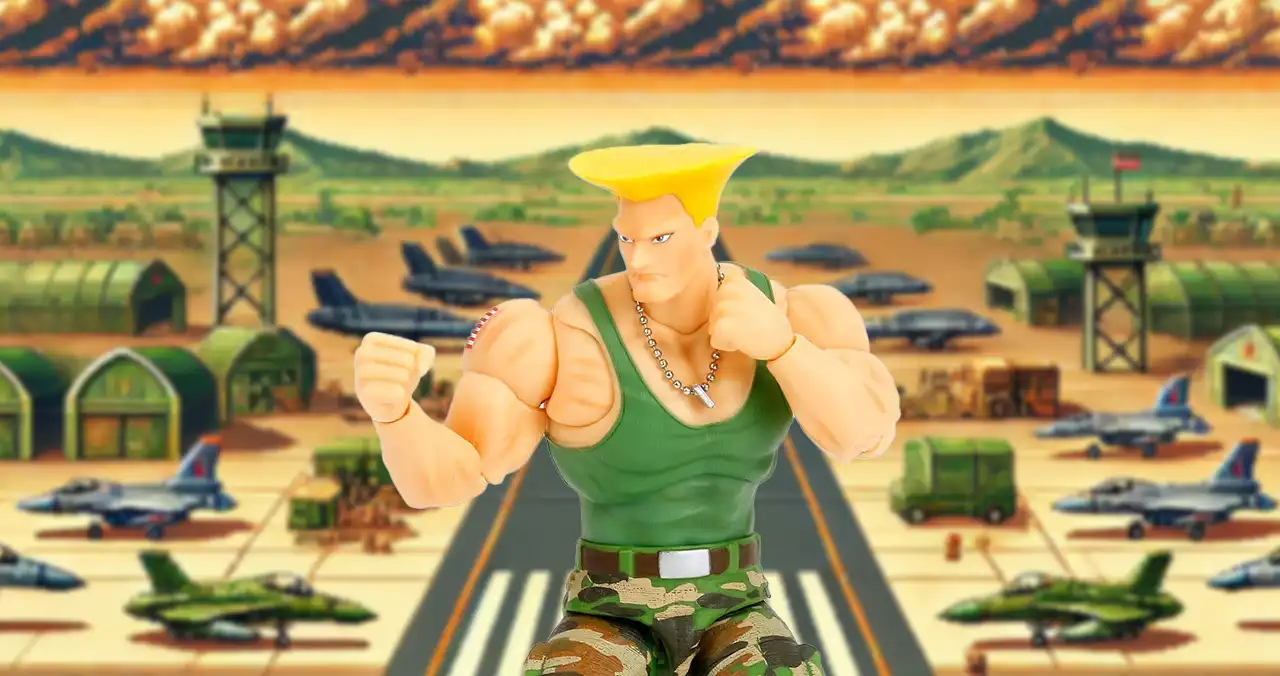 A Closer Look at the Jada Toys Ultra Street Fighter II Guile Figure 1 Ultra Street Fighter II Guile Figure Jada Toys