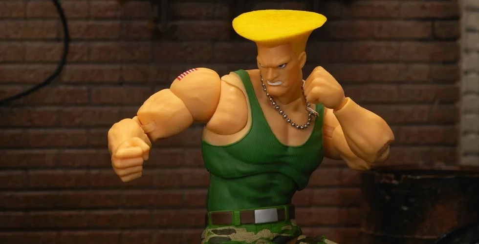 A Closer Look at the Jada Toys Ultra Street Fighter II Guile Figure 3 fans have come to love about Guile since his debut in Street Fighter II