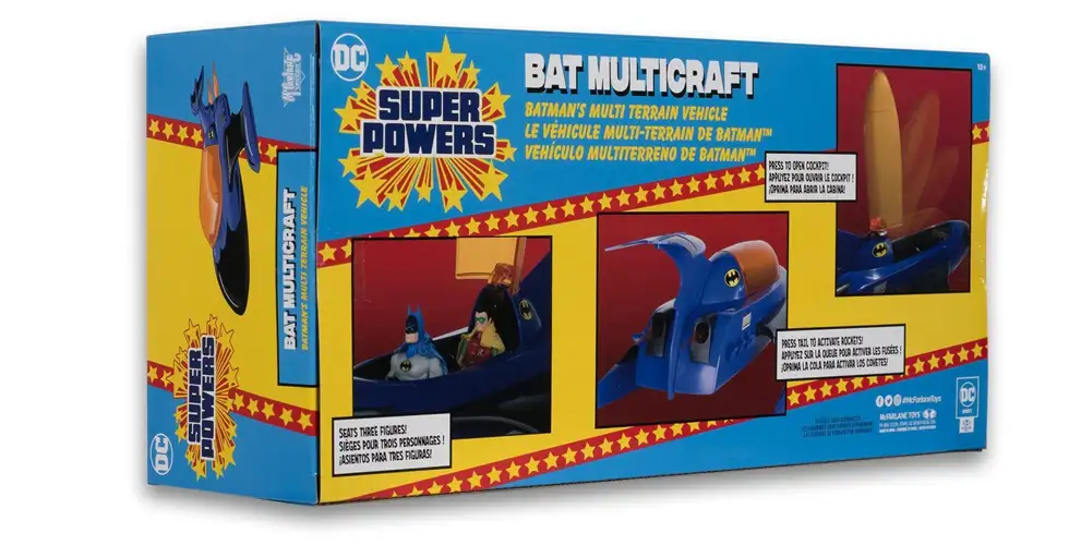 Exploring McFarlane's Latest DC Super Powers Vehicles: Bat Multicraft and Black Manta's Sea-Saucer 4 McFarlane DC Super Powers Bat Multicraft vehicle