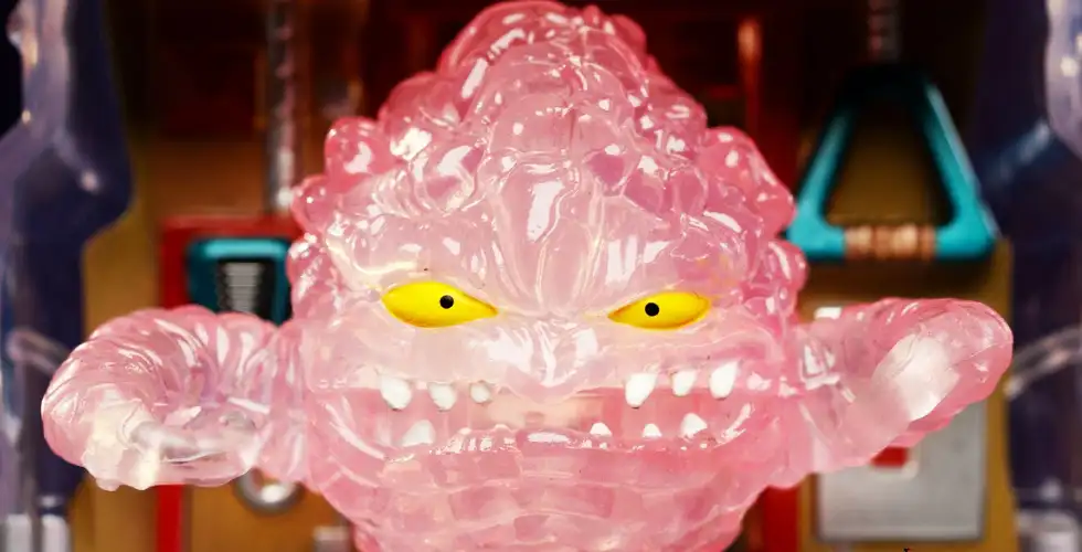 Super7 Cyborg Krang Android Clear Figure