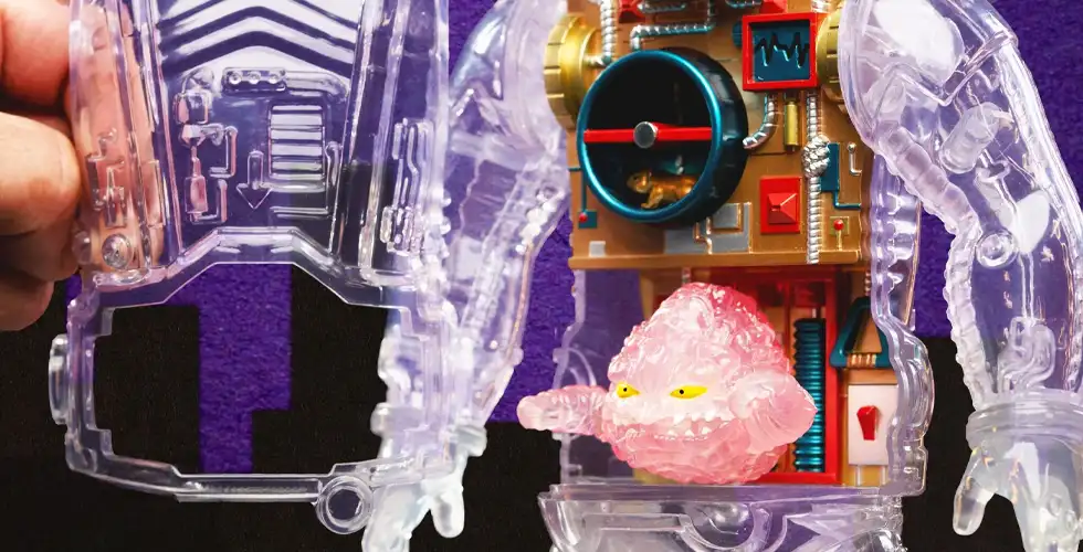 TMNT Super Cyborg Krang Android Clear Figure