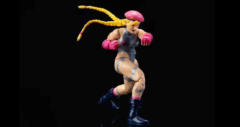 Ultimate Ultra Street Fighter II Cammy Player 2 Figure Review, Packed with Retro Flair and Fighter Detail 6 Buy Cammy Player 2 Jada Toys