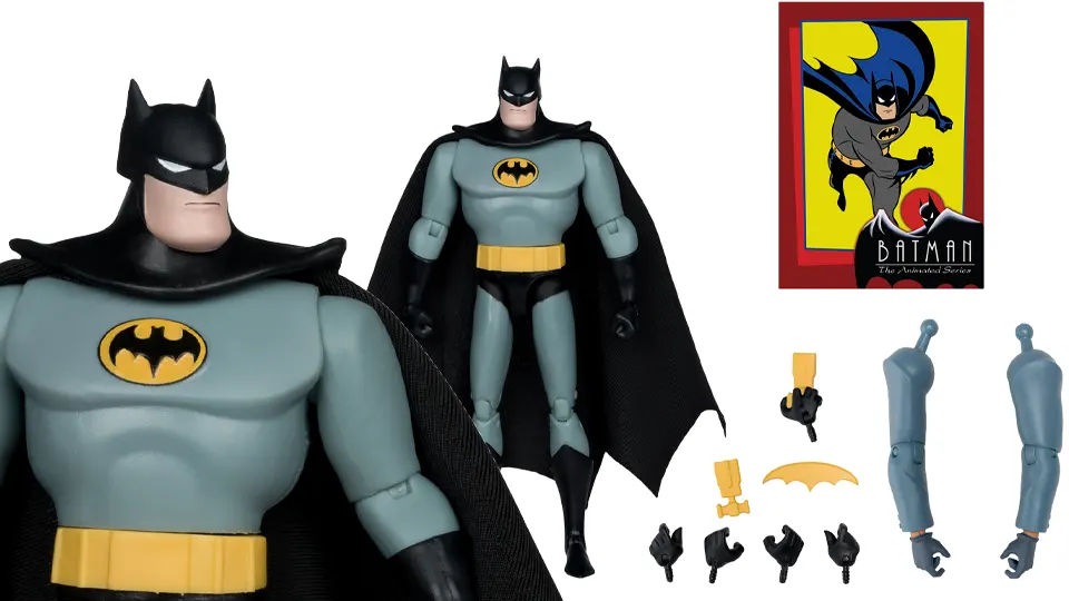 McFarlane Toys Batman: The Animated Series Build-A wave 5 3 Classic Batman Batman The Animated Series Build-A