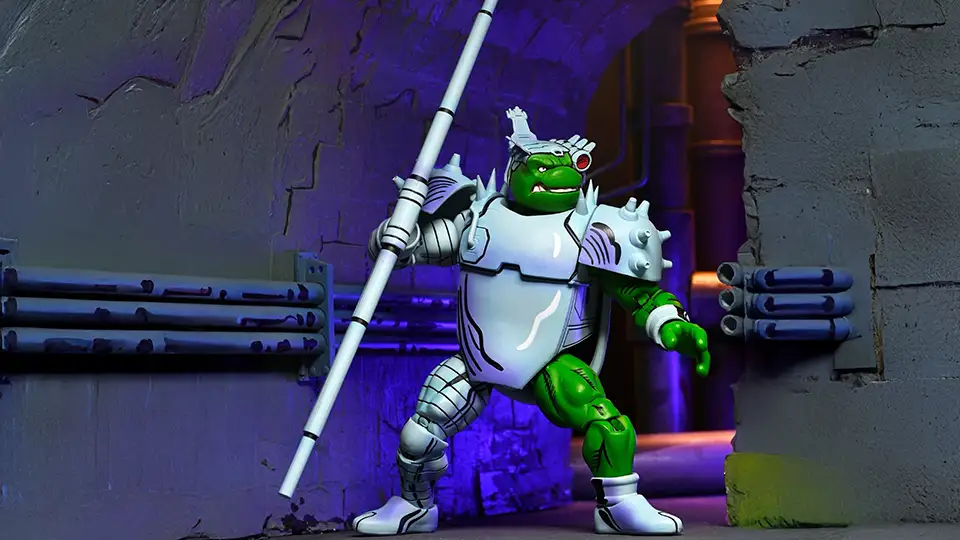 Mirage Reinvented: Bold New TMNT Cyborg Donatello, Nobody & Raphael as Shredder Figures 9 Donatello becoming a cyborg after near-fatal injuries