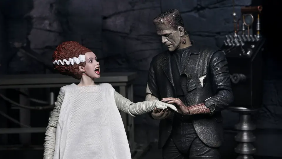 Electrifying and Chilling: The Limited Edition NECA Bride of Frankenstein 2 Pack Review 3 Frankenstein and Bride NECA set