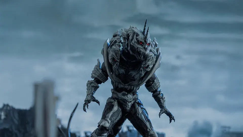 Monstrous Masterpiece: Hiya Toys Monster X Brings Final Wars Terror Home 6 Hiya Godzilla figure Monster X is no chubby rubber kaiju