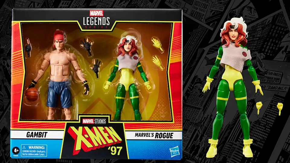Court-Side Chemistry: A Full Review of Marvel Legends Gambit and Rogue Basketball 2 Pack 8 Marvel Legends Rogue basketball figure box