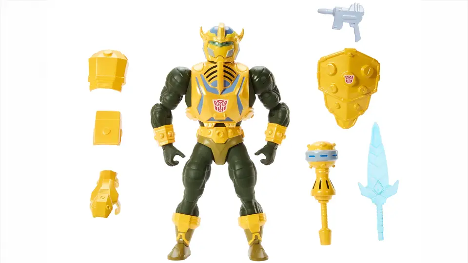 Review of Bumblebee Armor Man‑At‑Arms by Mattel 5 Mattel Man-At-Arms crossover