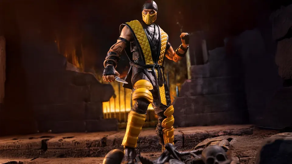 Ultimate Showdown: McFarlane Mortal Kombat Klassic Figures Reviewed 2 Mortal Kombat Klassic Scorpion and Sub-Zero figures