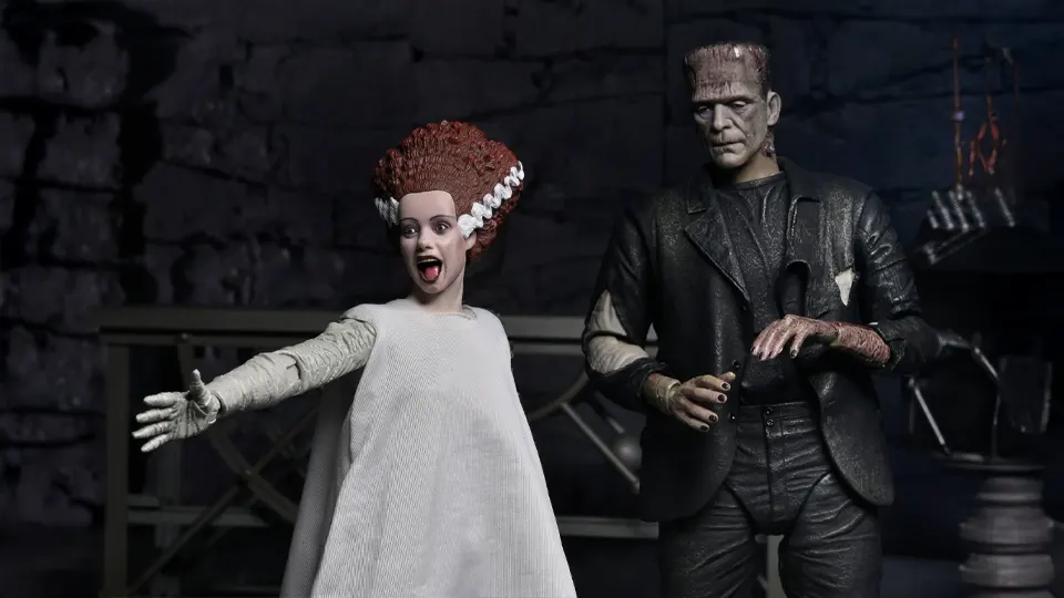 Electrifying and Chilling: The Limited Edition NECA Bride of Frankenstein 2 Pack Review 6 NECA Universal Monsters Bride of Frankenstein collectible set
