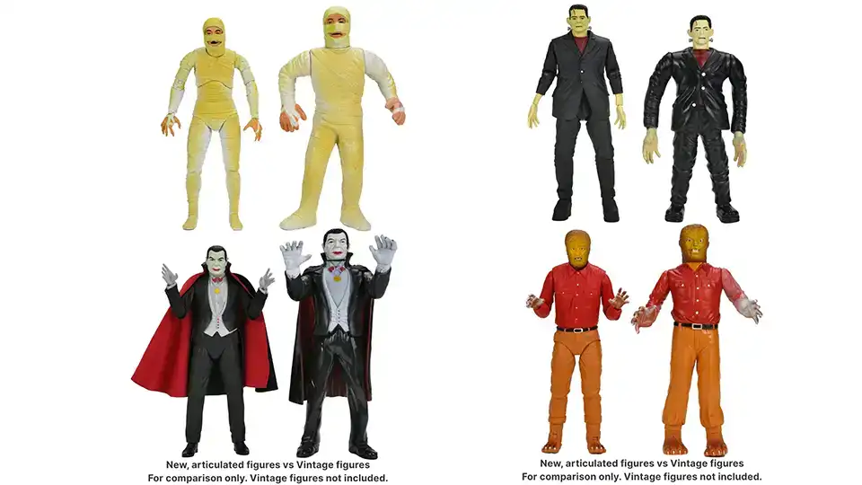 Legendary NECA Universal Monsters Bundle Reviewed 5 Style Meets Substance – full review of NECA classic movie monsters bundle