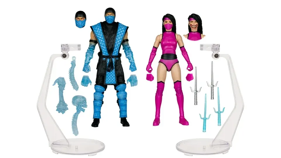 Ultimate Showdown: McFarlane Mortal Kombat Klassic Figures Reviewed 6 Sub-Zero vs Mileena Mortal Kombat Klassic Deluxe 2-Pack Figures - McFarlane Toys