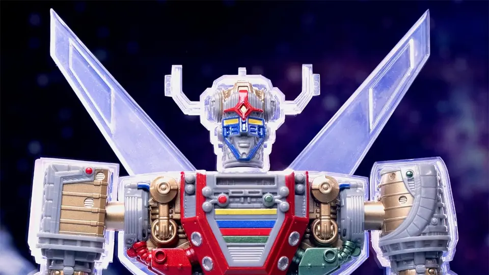 Super7 Voltron Super Cyborg Clear Edition Unmasked 4 Super7 Super Cyborg Voltron clear action figure for sale