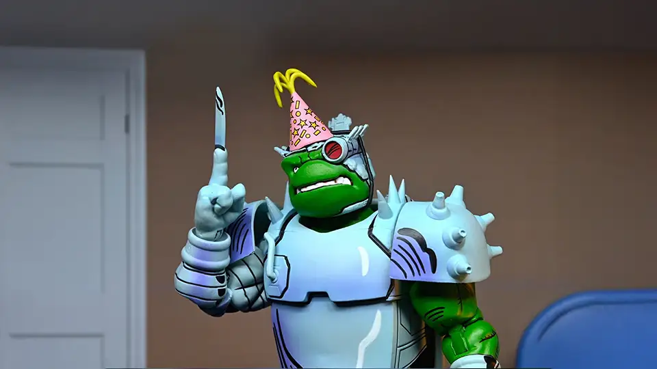Mirage Reinvented: Bold New TMNT Cyborg Donatello, Nobody & Raphael as Shredder Figures 4 TMNT Cyborg Donatello NECA