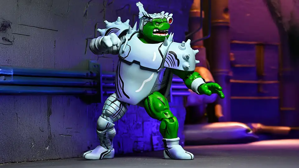 Mirage Reinvented: Bold New TMNT Cyborg Donatello, Nobody & Raphael as Shredder Figures 3 TMNT Cyborg Donatello