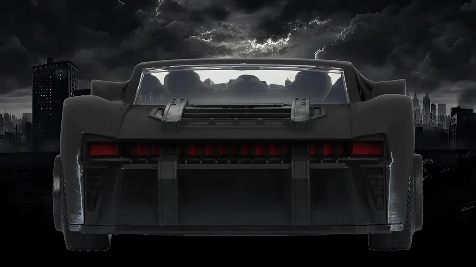 The Batman Batmobile McFarlane Gold Label Revealed 7 The Batmobile in The Batman Movie