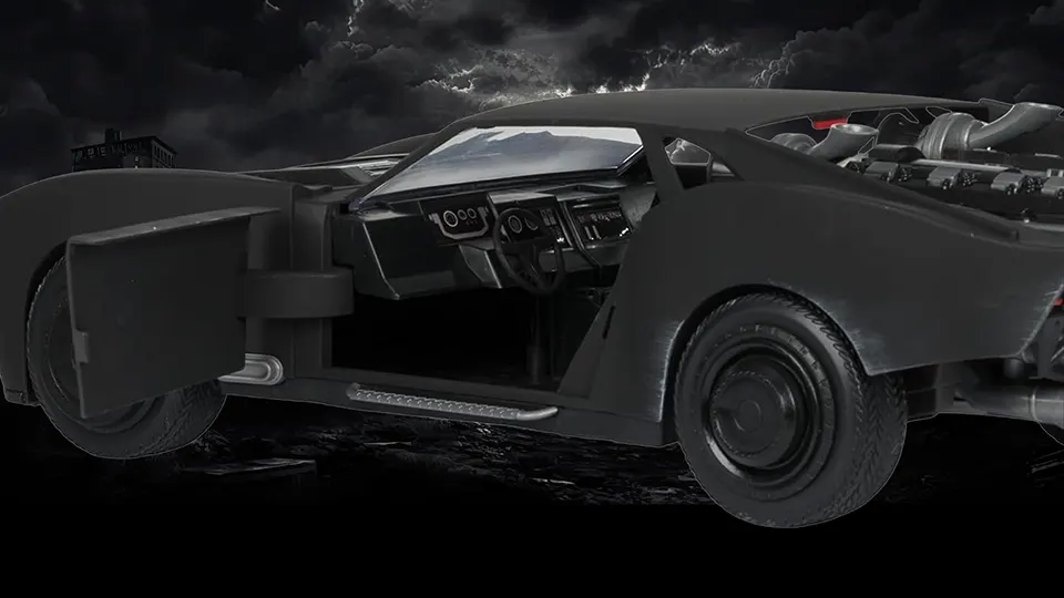 The Batman Batmobile McFarlane Gold Label Revealed 4 DC Multiverse The Batman Batmobile