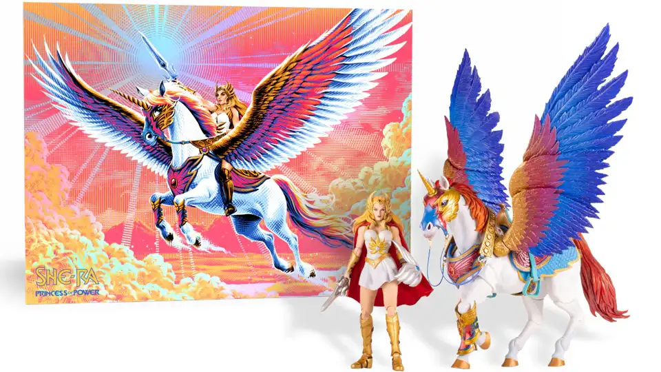 Masters of the Universe - Swift Wind 1/6 Scale & She-Ra Deluxe 1/6 Scale BUNDLE - Timed Edition 2 buy She Ra and Swift Wind Mondo figure set