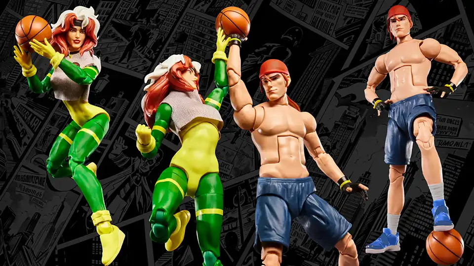 Court-Side Chemistry: A Full Review of Marvel Legends Gambit and Rogue Basketball 2 Pack 6 full review of Marvel Legends Gambit and Rogue basketball figures
