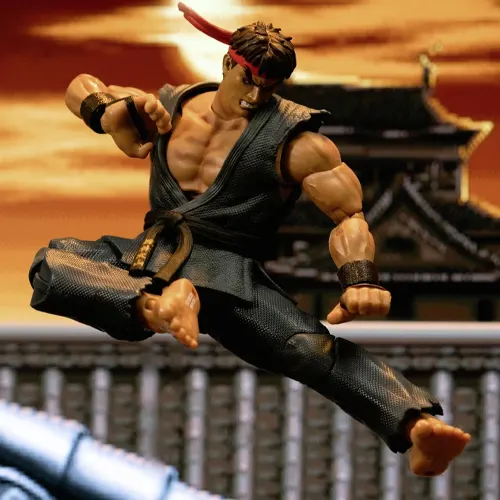 Evil Ryu figure Jada Toys Street Fighter II figure