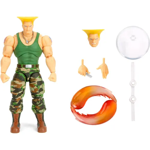 Guile figure Jada Toys Street Fighter II collectors guide