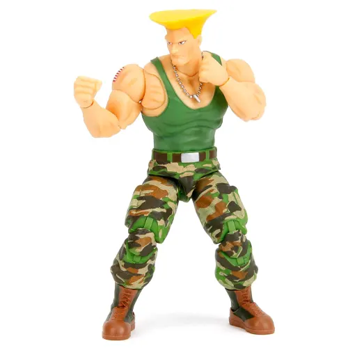 Guile figure Jada Toys Street Fighter II guide