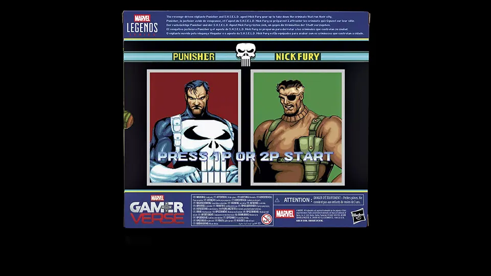 The Ultimate First Look: Marvel Legends Gamerverse Punisher & Nick Fury 2 Pack Review 9 Hasbro Marvel Legends Gamerverse Punisher and Nick Fury figures full review