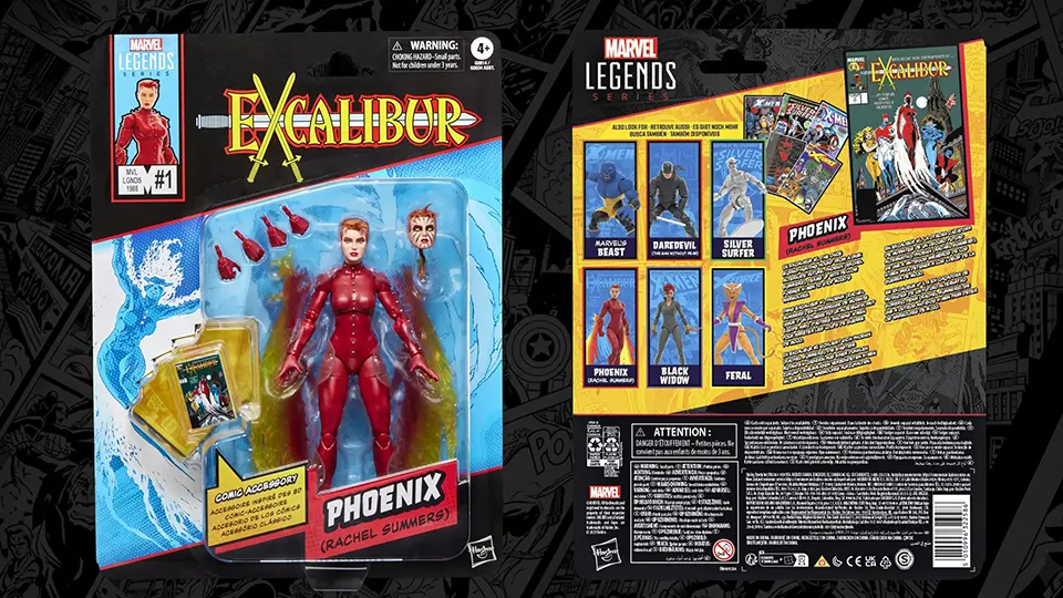 Marvel Legends Phoenix Rachel Summers Figure Brings the Fire 7 Hasbro Marvel Legends