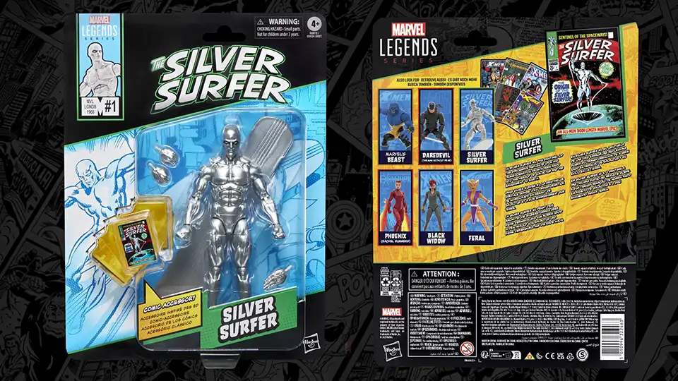 Powerful New Hasbro Silver Surfer Marvel Legends, Full Review & Where to Buy 7 Hasbro Silver Surfer Marvel Legends