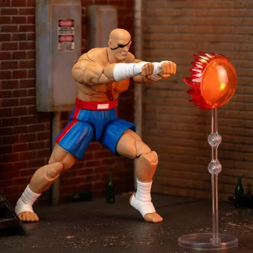 Jada Toys Street Fighter II Sagat tiger punch