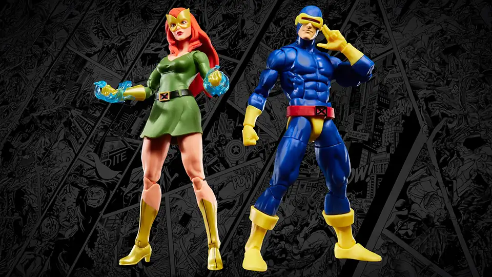 Jean Grey and Cyclops Marvel Legends relationship