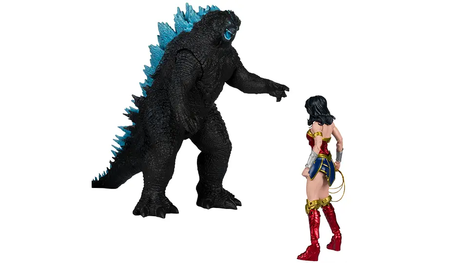 Unleashing Chaos: McFarlane Wonder Woman vs Godzilla 2 Pack 10 Justice League vs Godzilla vs Kong figures