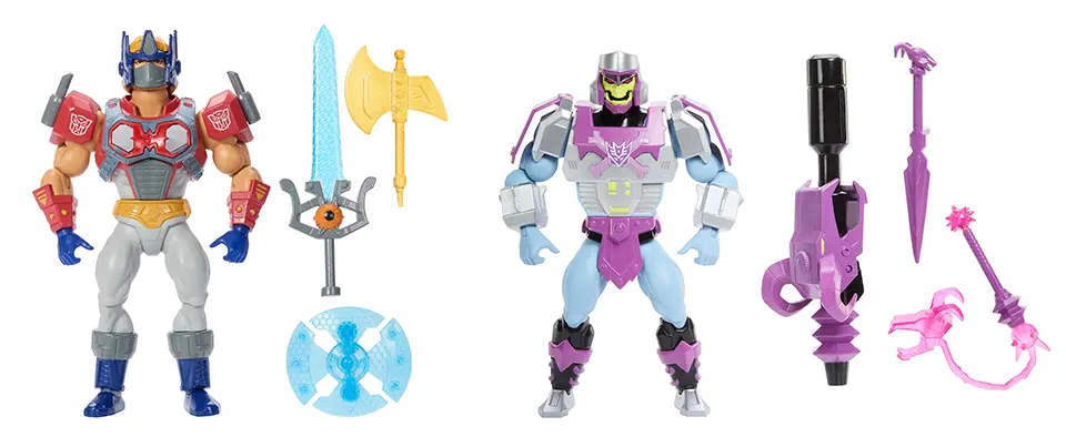 Dominating the Universe: A First Look at Optimus Prime Armor He-Man 6 MOTU x Transformers He-Man skeletor