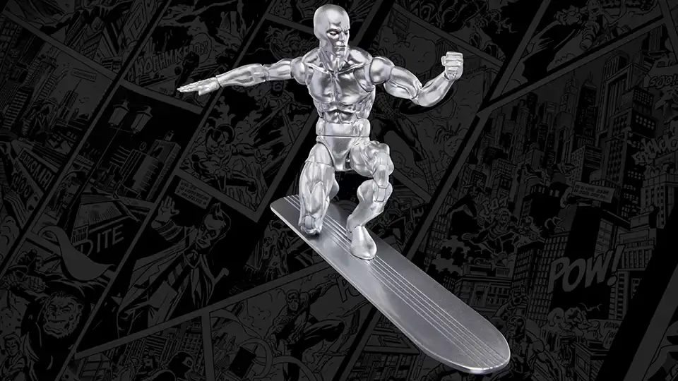 Powerful New Hasbro Silver Surfer Marvel Legends, Full Review & Where to Buy 2 Marvel Legends Fantastic Four Silver Surfer