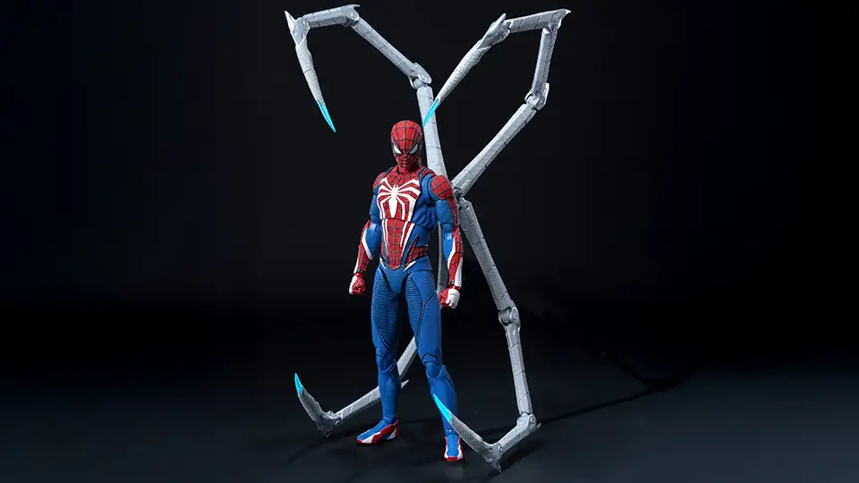 Review of the threezero Spider‑Man Advanced Suit 2.0 DLX Figure 9 Marvel’s Spider-Man 2 DLX figure