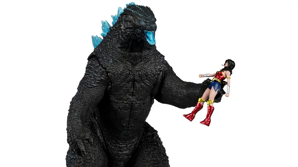 Unleashing Chaos: McFarlane Wonder Woman vs Godzilla 2 Pack 4 McFarlane DC Multiverse Godzilla