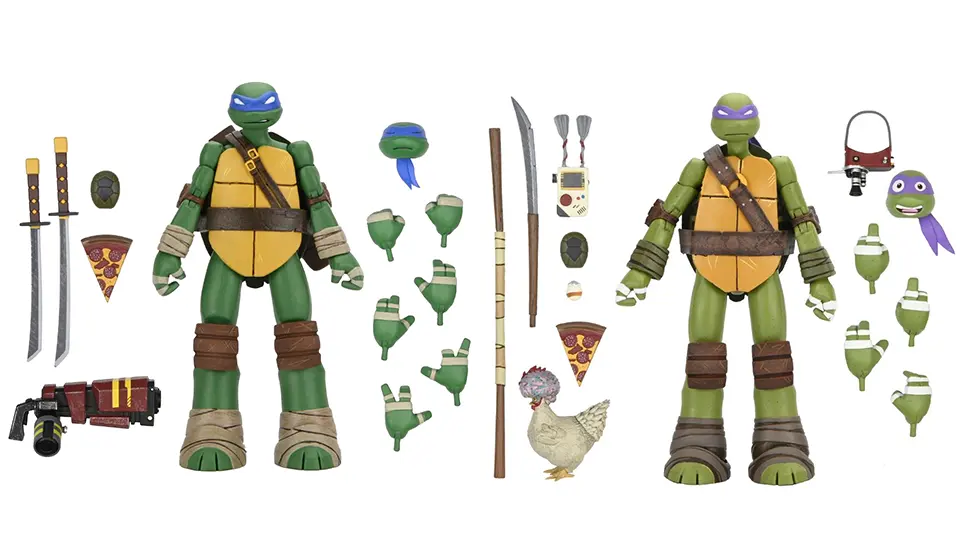 NECA TMNT 2012 action figures for collectors