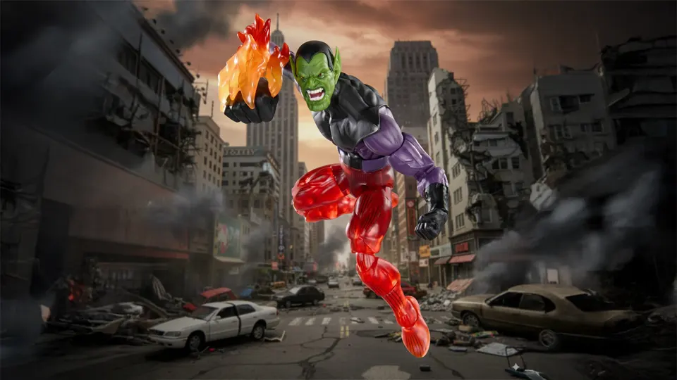 Super Skrull action figure in action pose