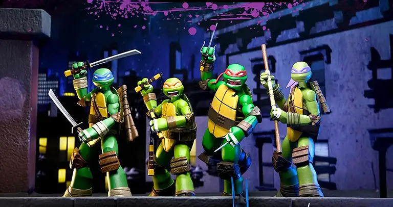NECA TMNT 2012 Nickelodeon Figures Arrive, 4 Teenage Mutant Ninja Turtles 2012 NECA
