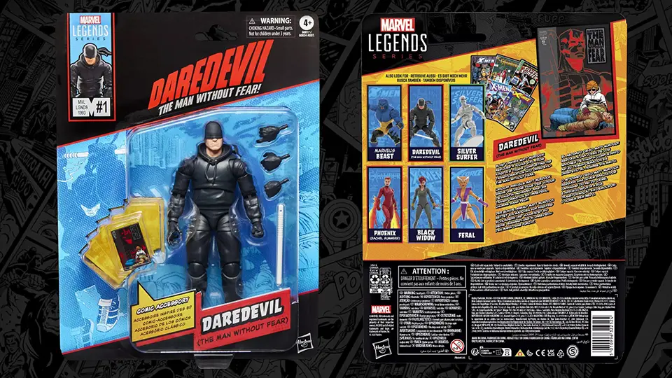 Hasbro Marvel Legends Daredevil The Man Without Fear Figure Reviewed 9 buy Marvel Legends Series Daredevil