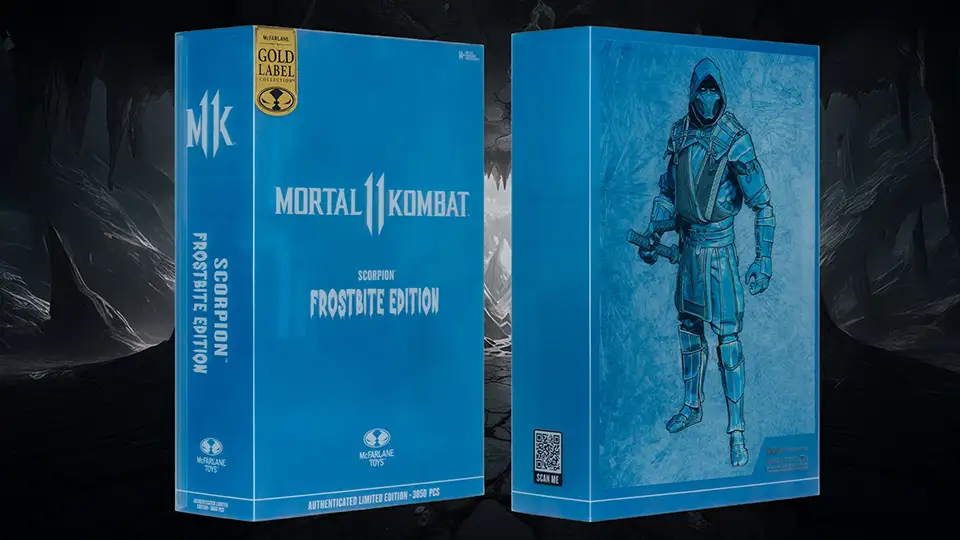 full review of McFarlane Scorpion Frostbite Mortal Kombat figure