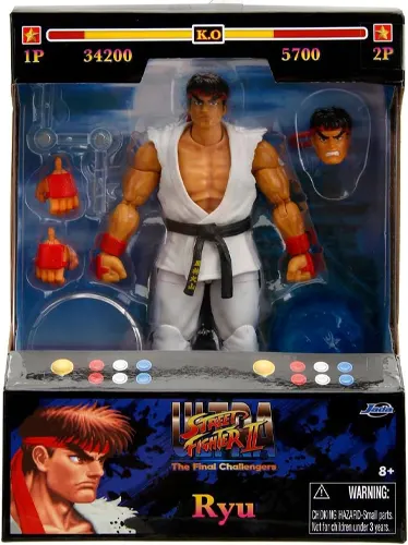 RYU STREET FIGHTER II Jada toys box art