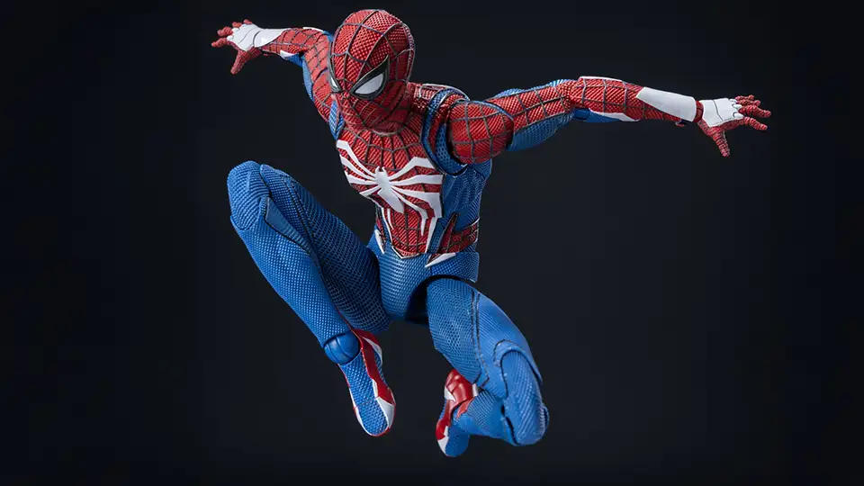 Review of the threezero Spider‑Man Advanced Suit 2.0 DLX Figure 4 threezero Spider-Man PS5 figure