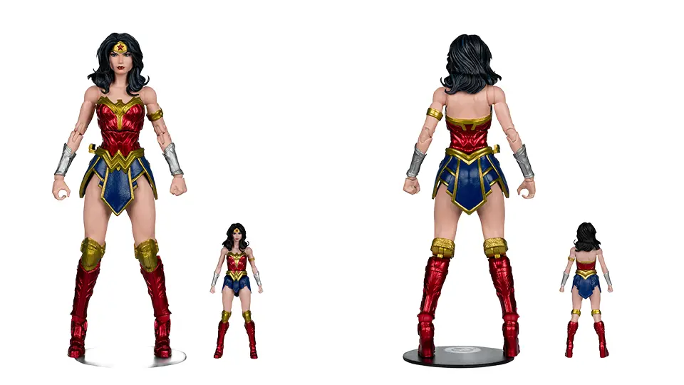 Unleashing Chaos: McFarlane Wonder Woman vs Godzilla 2 Pack 5 where to buy Justice League vs Godzilla vs Kong action figures