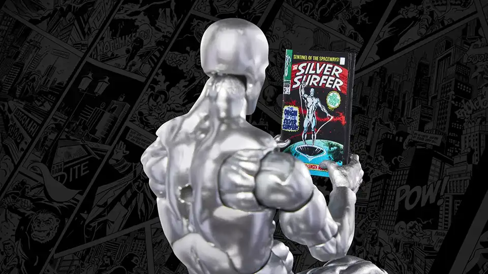 Powerful New Hasbro Silver Surfer Marvel Legends, Full Review & Where to Buy 8 where to buy Marvel Legends Silver Surfer collectible