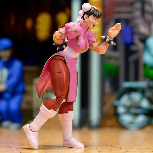 Chun-li figure Street Fighter II Player 2 Pink Jada Toys figure