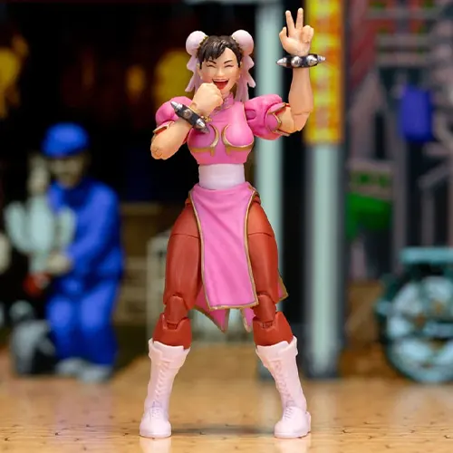 Jada Toys Chun-li figure Street Fighter II Player 2 Pink figure