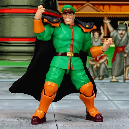 Jada Toys Ultra Street Fighter II M. Bison player 2 figure SDCC