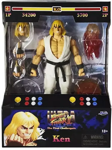 Jada Toys Ultra Street Fighter II Ken Player 2 Version